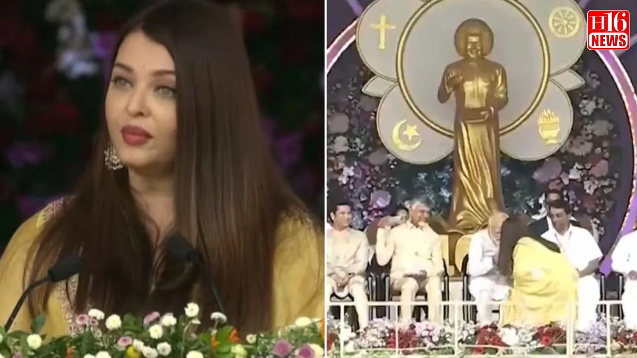 ಪ್ರಧಾನಿ ಮೋದಿ ಕಾಲುಮುಟ್ಟಿ ಆಶೀರ್ವಾದ ಪಡೆದ ಐಶ್ವರ್ಯಾ ರೈ