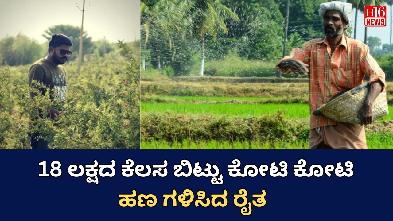 18 ಲಕ್ಷದ ಕೆಲಸ ಬಿಟ್ಟು ಕೋಟಿ ಕೋಟಿ ಹಣ ಗಳಿಸಿದ ರೈತ