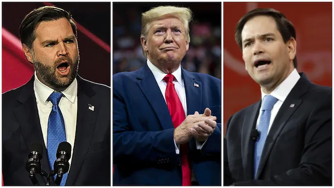 ಜೆ.ಡಿ. ವ್ಯಾನ್ಸ್ ಮತ್ತು ಮಾರ್ಕೊ ರೂಬಿಯೊ ಪ್ರಮುಖ ಪಾತ್ರ ವಹಿಸುತ್ತಿರುವುದರಿಂದ ಇರಾನ್ ಸಂಘರ್ಷವು ಡೊನಾಲ್ಡ್ ಟ್ರಂಪ್ ಅವರ ಪರಂಪರೆಯ ಸುತ್ತ ಪ್ರಶ್ನೆಗಳನ್ನು ಹುಟ್ಟುಹಾಕುತ್ತದೆ.